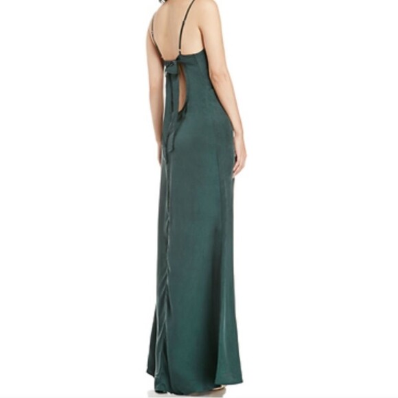 Flynn Skye Matte Silk Maxi Dress | Hunter Green | Size 1 | NWOT - Picture 12 of 12